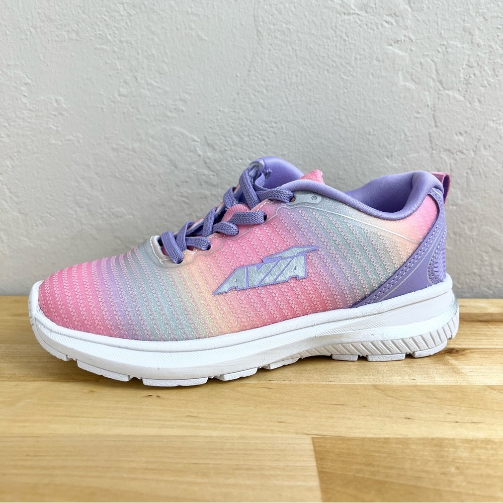 NEW Avia AVI- Factor 2.0 Sparkly Glitter Gradient Pastel Sneakers Shoes Size 1